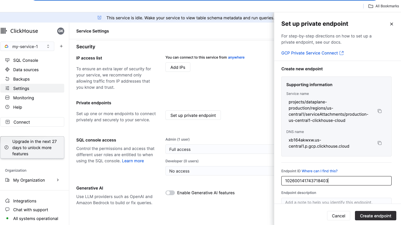 Private Endpoints Filter