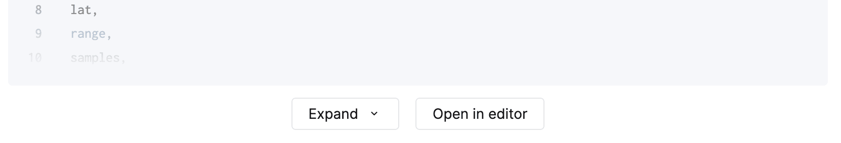 Abrir consulta gerada no editor