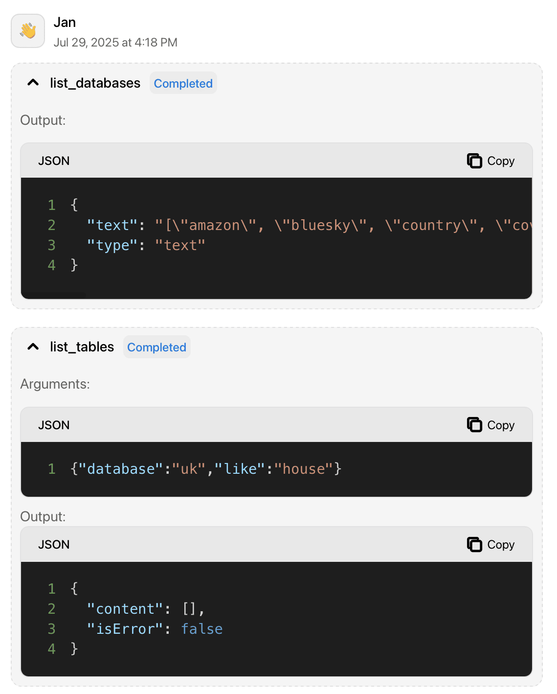 Tools called expanded